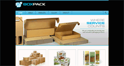 Desktop Screenshot of boxpack.com.au